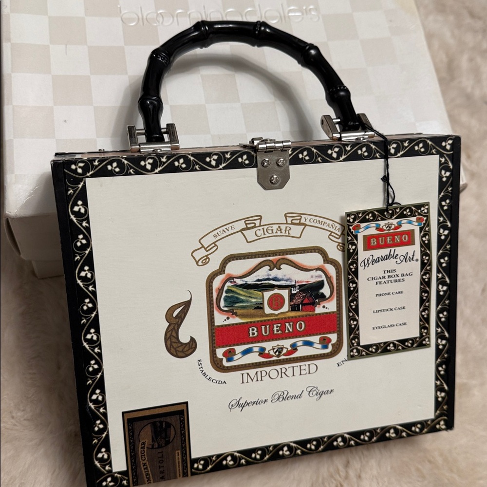 Bueno Wearable Art Cigar Box Bag (double-sided multi-color design) - Picture 3 of 9